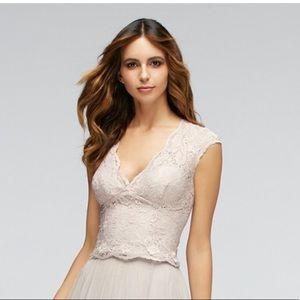 Watters Blush Lace Top